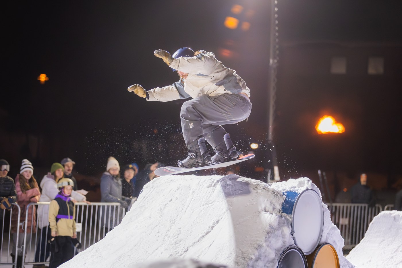 Winterfest snowboard jump